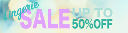 ランジェリーセール最大50%OFF