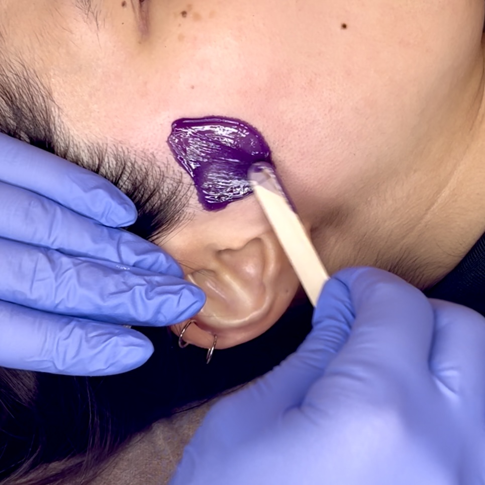 もみあげワックス